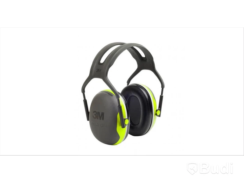 2 ST. HÖRSELKÅPA 3M PELTOR X4 HEADBAND LIME/GRÅ - HÖRSELSKYDD