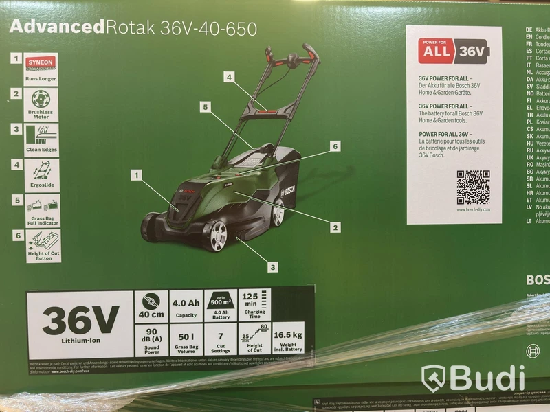 GRÄSKLIPPARE BOSH, ADVANCEDROTAK 36V-40-650 DIY