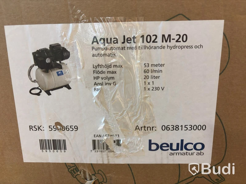 PUMPAUTOMAT BEULCO, AQUA JET 102M-20, DAB60213102