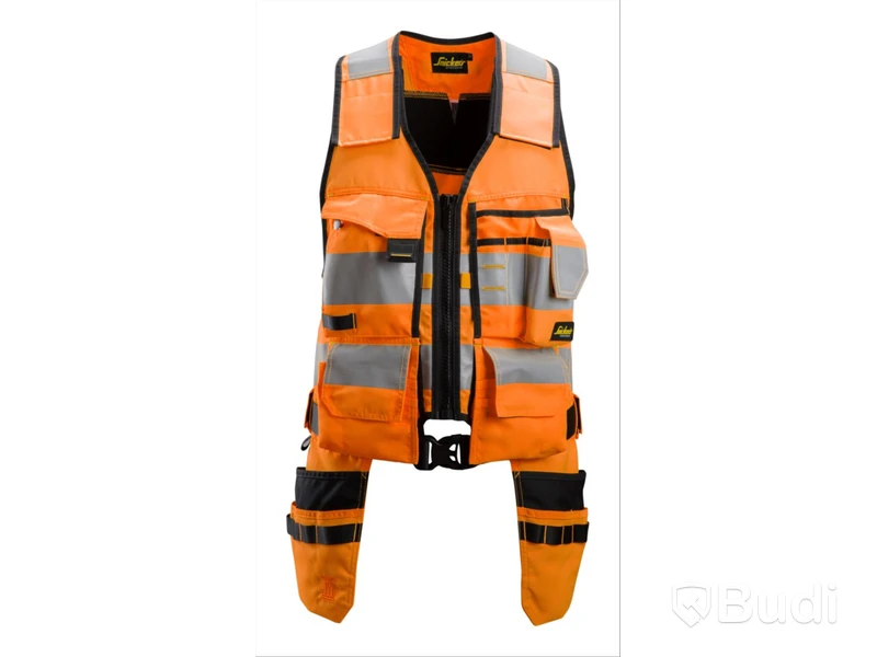 VERKTYGSVÄST SNICKERS 4230 ORA, VARSEL KL 1 ALLROUND STL. XXL