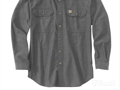 SKJORTA CARHARTT 104368 M.GRÅ, STL. XL
