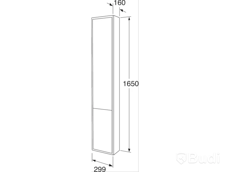 GBG GRAPHIC HÖGSKÅP GRÖN, 30X16 CM obs skadad produkt