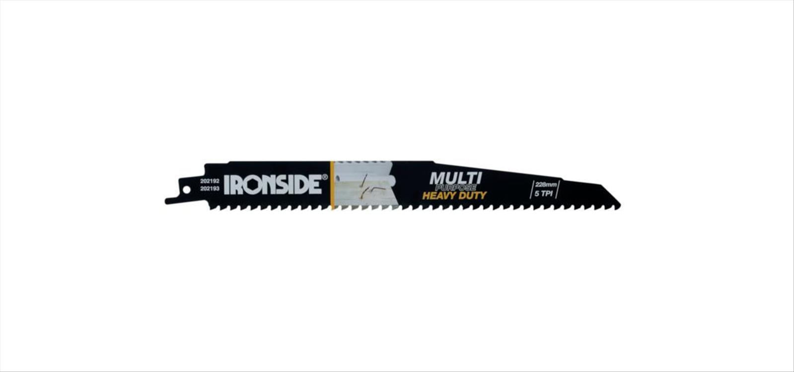 TIGERSÅGBLAD IRONSIDE 25P, 228X25.4X1.6X5T BI-MET 202193