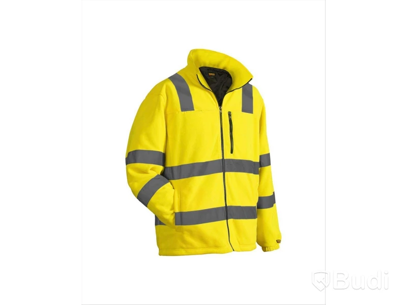 FLEECEJACKA BLK 4853-2560 GUL, VARSEL KL3 STL. M