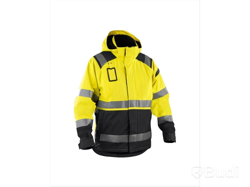 SKALJACKA BLK 4987-1987 GUL/ SVART VARSEL KL 3, STL. XS