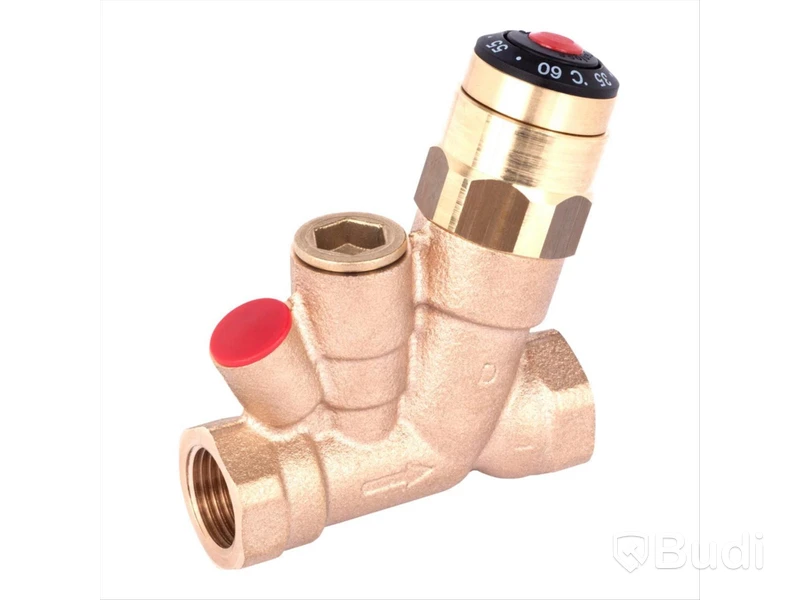 2 ST. TERMOSTATISK REGLERVENTIL DANFOSS, MTCV PURE DN20 BASIC, CIRKULATIONSVENT 35-60°BBC