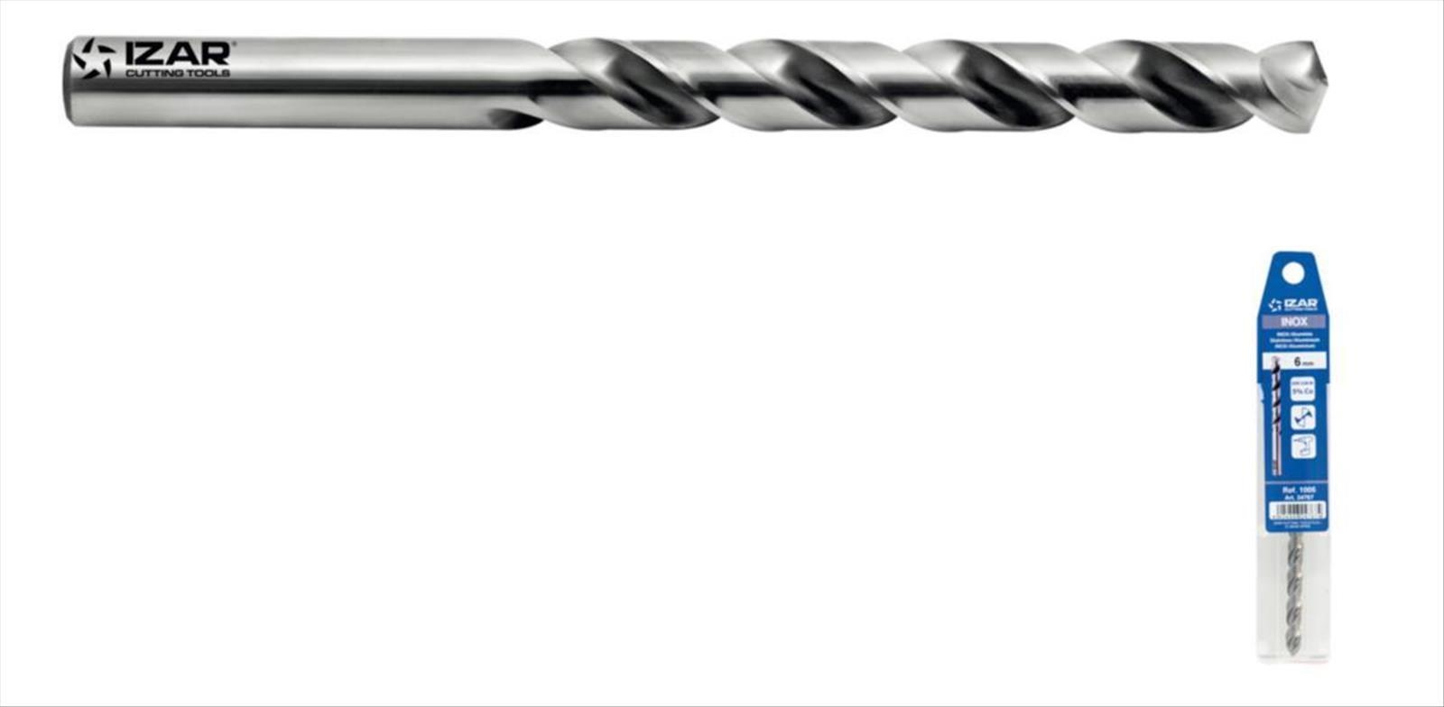 (NEW) 6 PCS. IZAR INOX 1005 HSSE TWIST DRILL BITS