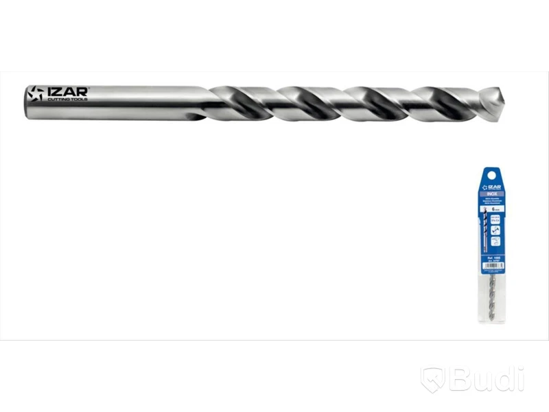 (NEW) 6 PCS. IZAR INOX 1005 HSSE TWIST DRILL BITS
