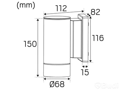 3 ST. VÄGGARMATUR HIDEALITE, LED, MILO GU10 IP55, ANTRACIT