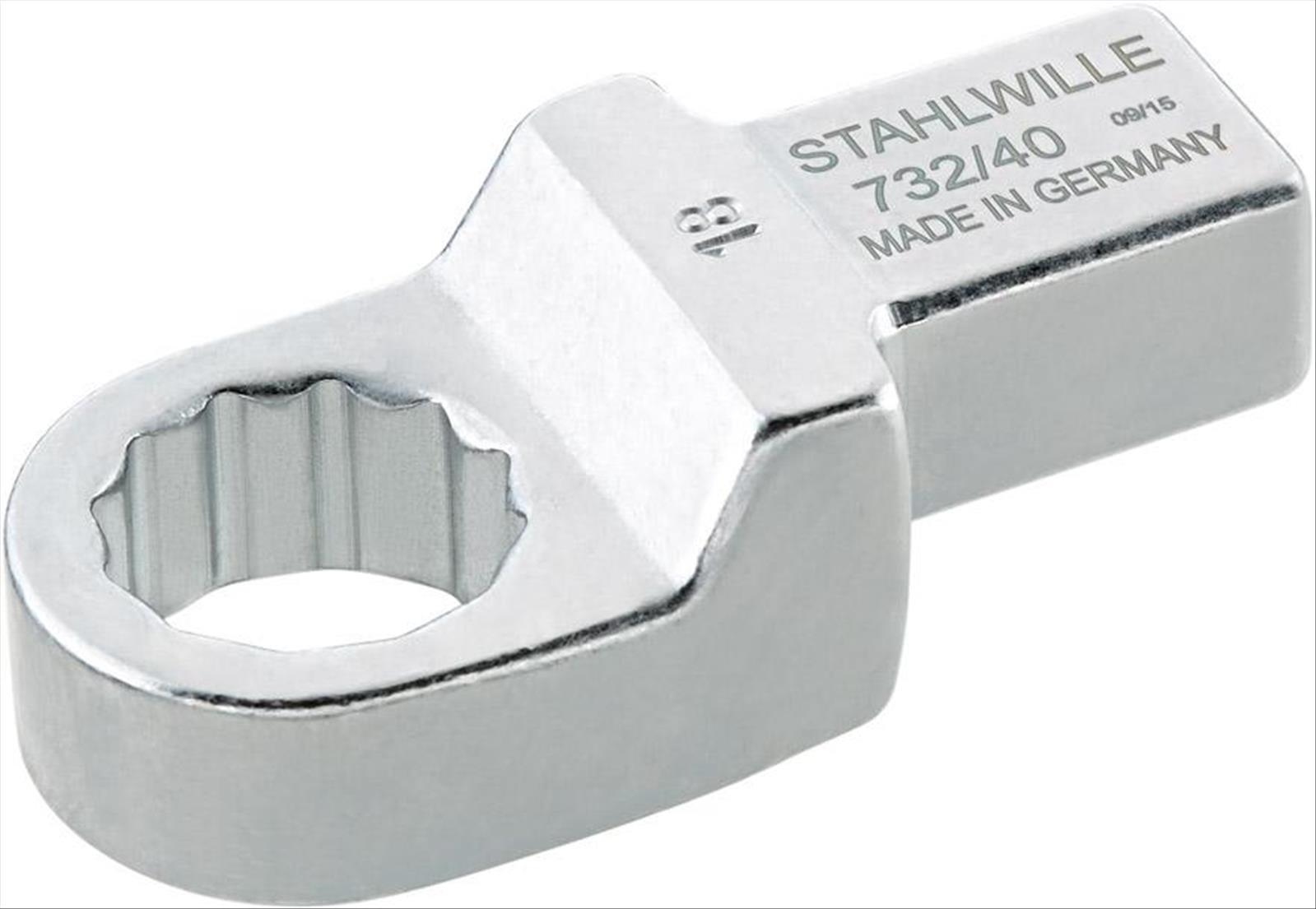 2 ST. INSTICKSVERKTYG RINGNYCKEL STAHLWILLE, 27MM 14X18MM