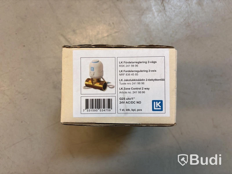 (NEW) LK MANIFOLD CONTROL, 2-WAY, MALE THREAD G25