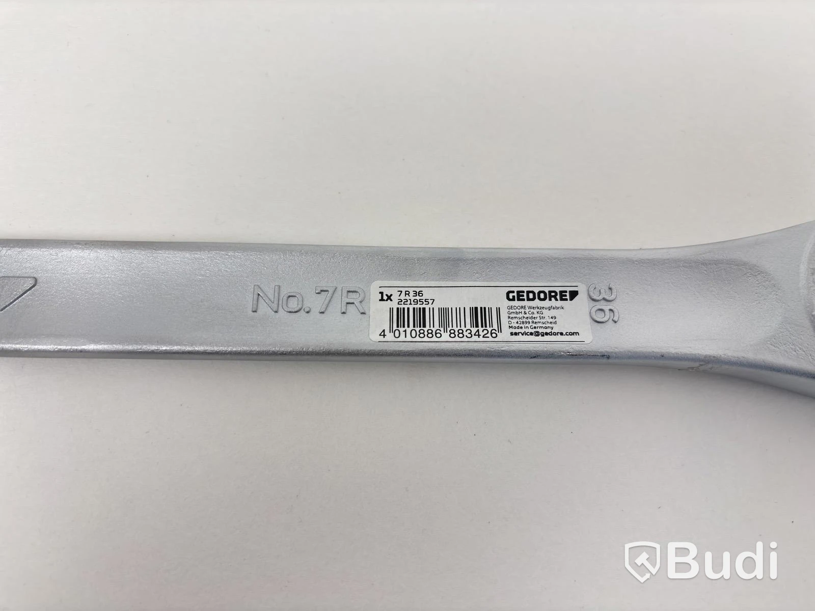 (NEW) GEDORE U-RING RATCHET WRENCH, NO. 7R 36 MM