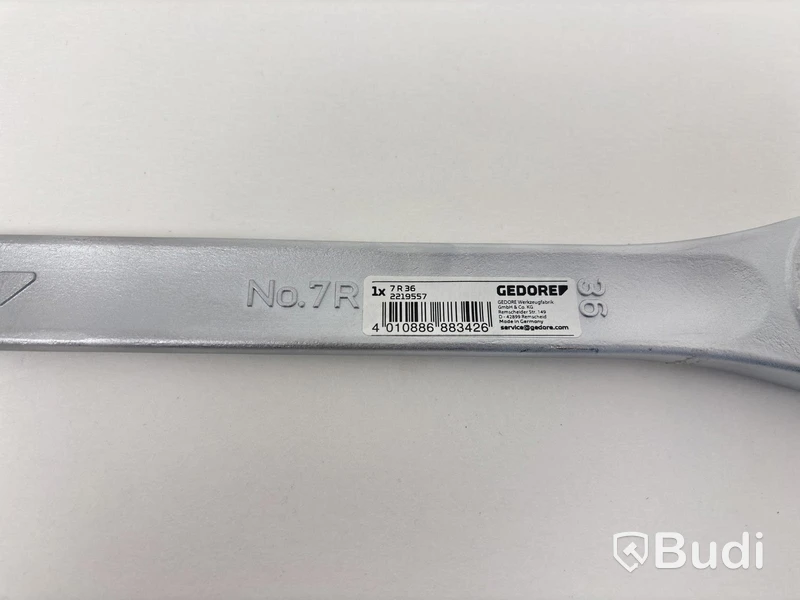 (NEW) GEDORE U-RING RATCHET WRENCH, NO. 7R 36 MM
