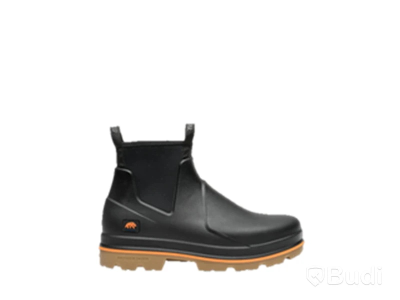 (NEW) POLYVER OF SWEDEN WORK BOOT, SL25 CHELSEA BLACK/SAND, SIZE 38