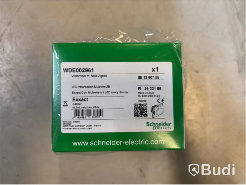 (NEW) SCHNEIDER ELECTRIC ROTARY DIMMER, WITH NEUTRAL, ZIGBEE, WHITE, WDE002961