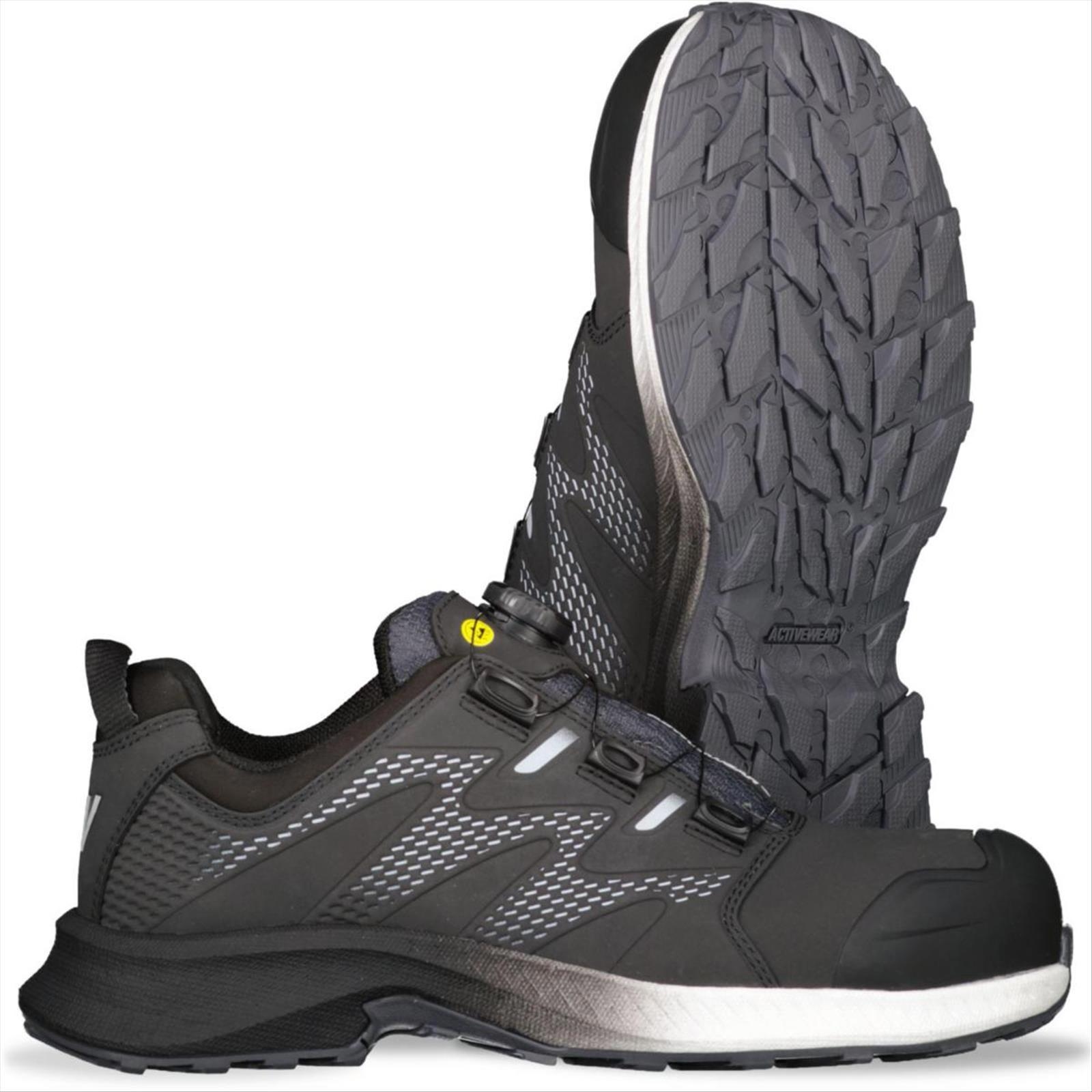 SKYDDSSKO ACTIVEWEAR, KNOX 5100 FITGO S3S, SVART, STL. 42