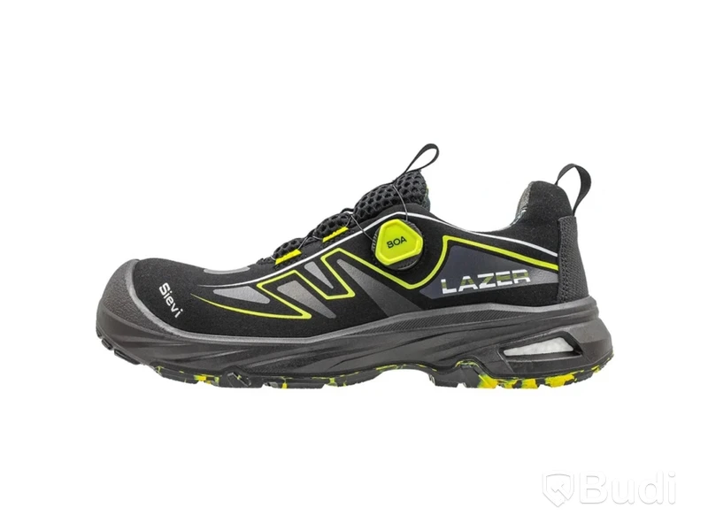 SKYDDSSKO SIEVI, LAZER ROLLER+ BOA S3 SVART, STL. 44