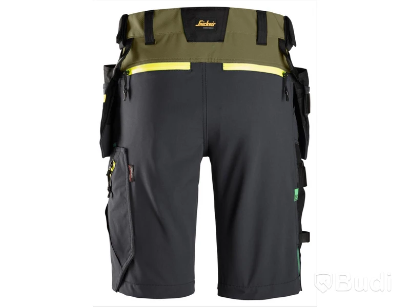 SHORTS SNICKERS, 6140 GRÖN, STRETCH FW HF, STL. 48