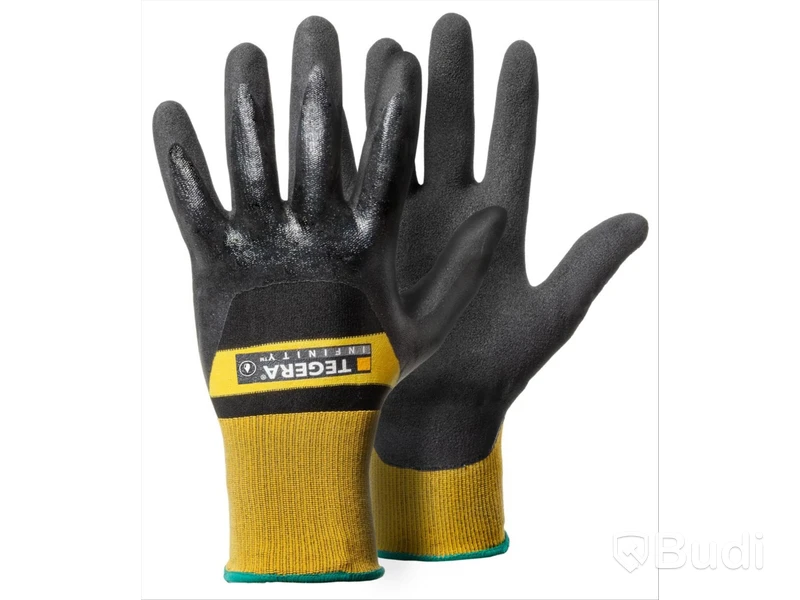 5 ST. PAR HANDSKE TEGERA INFINITY 8803R, NITR DUBBELDOPP TÄT KNOGAR 11