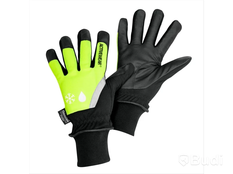 9 ST. PAR HANDSKE ACTIVEWEAR UNI3438, VARSEL VATTENTÄT FODR STL. 11