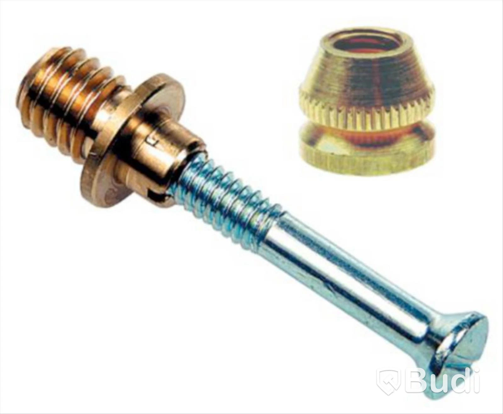 (NEW) 8 PCS. HABO 248 Z CONNECTOR SCREWS, 50 MM, BRASS SLEEVE, SB2