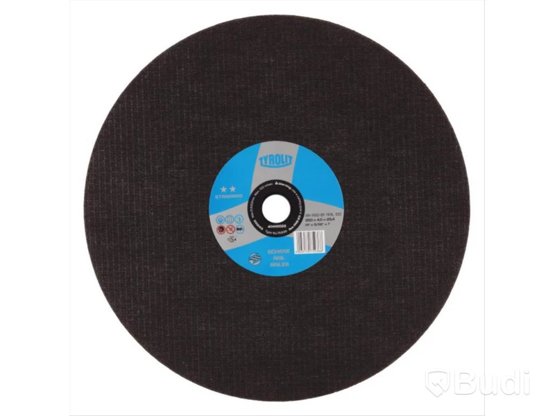 (NEW) TYROLIT STANDARD RAIL CUTTING WHEEL, 300X3.5X20 A30S-BF, FOR POWER CUTTERS, 10 PCS