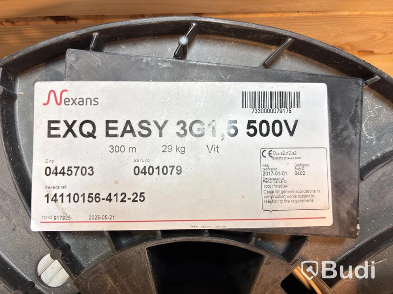 INSTALLATIONSKABEL EXQ EASY 300/500V DCA, NEXANS
