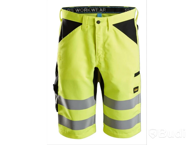 SHORTS SNICKERS 6132 GUL\/SVART, VARSEL KLASS 1 STL. 44