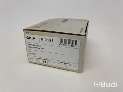 (NEW) 9 pcs. Gira System 55 double rocker switches, anthracite