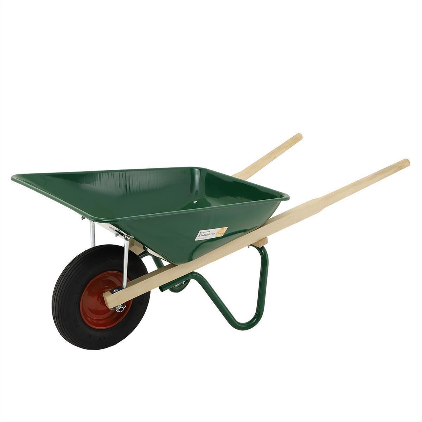 SKOTTKÄRRA EKEBY, 90L GRÖN, 1400 LUFTGUMMIHJUL