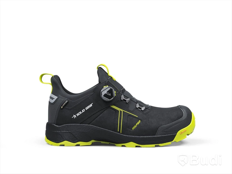 (NEW) SOLID GEAR SAFETY SHOE, VAPOR 3 GTX L, BLACK/GREEN, SIZE 43