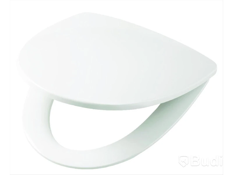 (NEW) IFÖ SIGN HARD TOILET SEAT, WHITE, WITH QUICK-RELEASE AND FIXED FITTINGS 99260