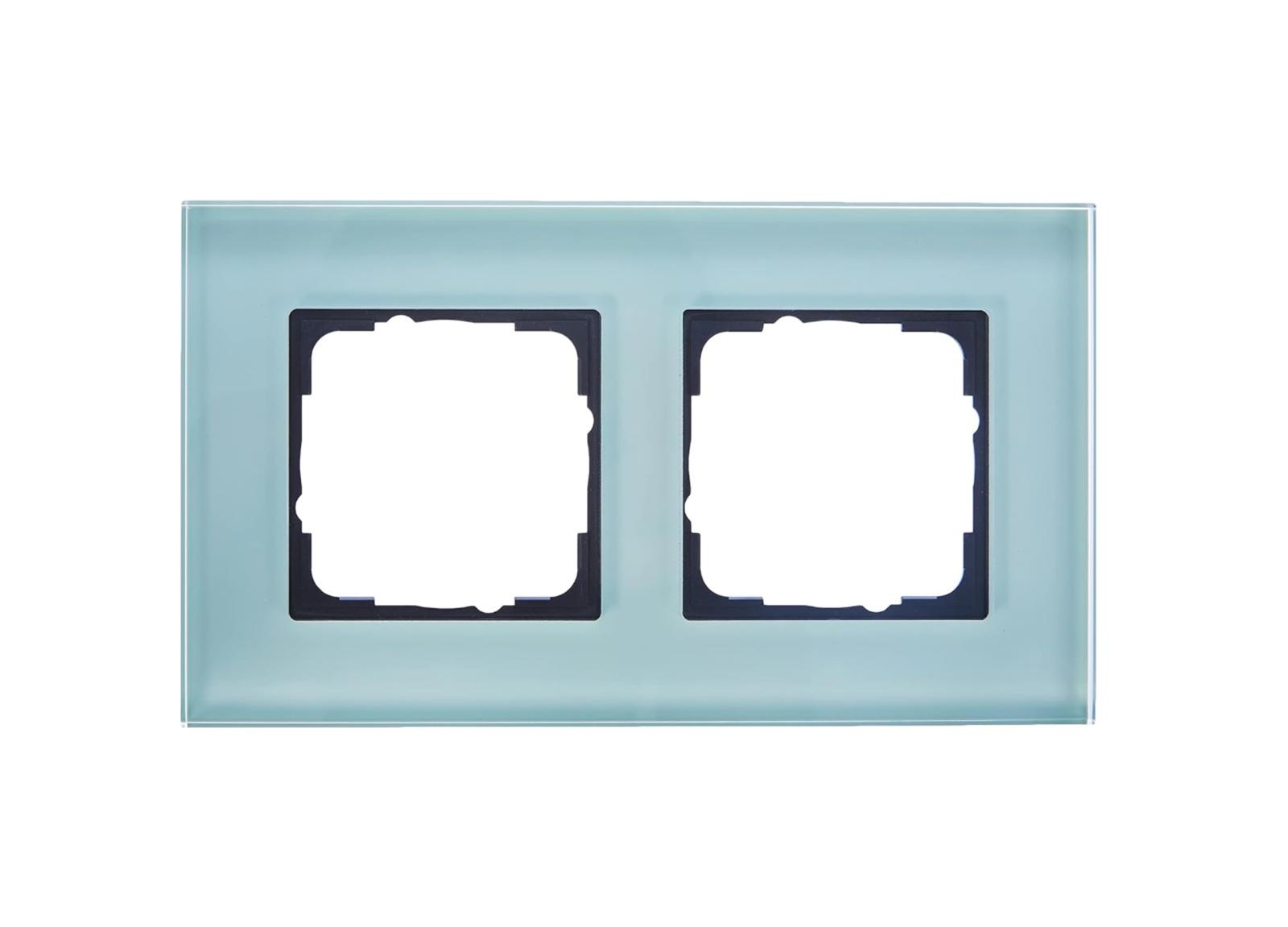 9 st. TÄCKRAM GIRA, ESPRIT, GLAS MINT, 2-FACK