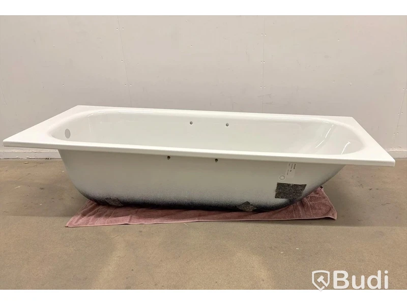BADKAR GBG, INBYGGNAD 2945, 170X70 CM, MED GLAZEPLUS, HÅL FÖR HANDTAG OCH BRÄDDAVLOPP