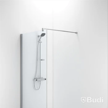 CONTURA SPACE SFNK 1000 DUSCHVÄGG BOTSTAD ALUMINIUM/KLART GLAS