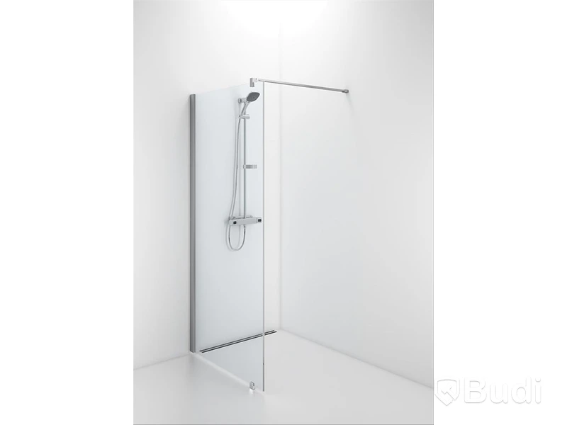 CONTURA SPACE SFNK 1000 DUSCHVÄGG BOTSTAD ALUMINIUM/KLART GLAS