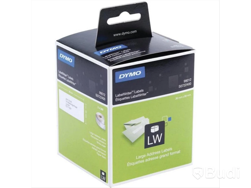 (NEW) 6 PCS. DYMO WHITE ADDRESS LABELS 36X89 MM