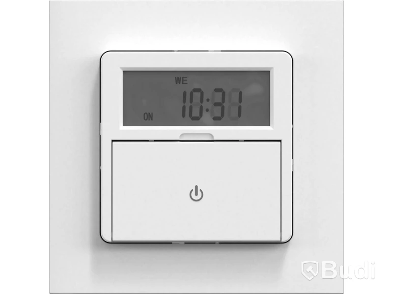 (NEW) IN-WALL DIGITAL TIMER, WHITE, 8A, PROGRAMMABLE, CONNECT 2 HOME