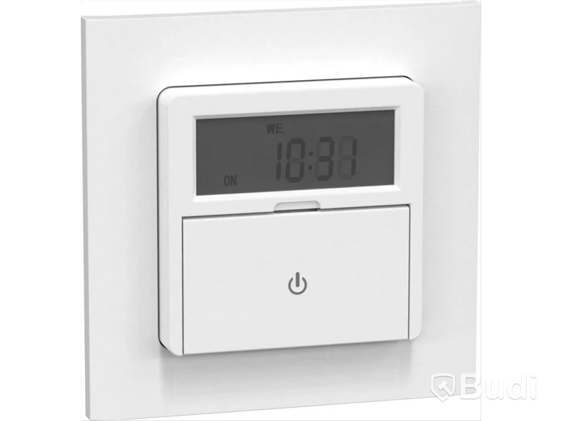 (NEW) IN-WALL DIGITAL TIMER, WHITE, 8A, PROGRAMMABLE, CONNECT 2 HOME