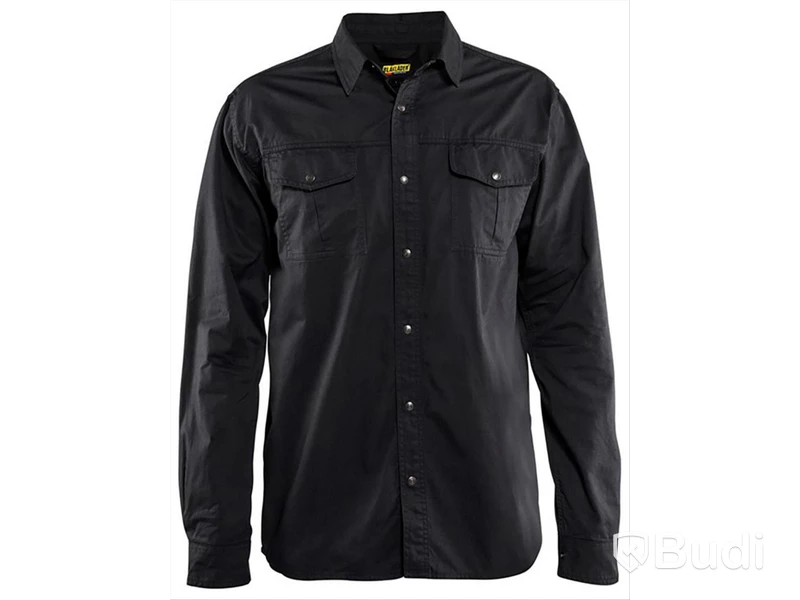(NEW) 2 PCS. SHIRTS BLK 3297-1135 BLACK, SIZE 3XL