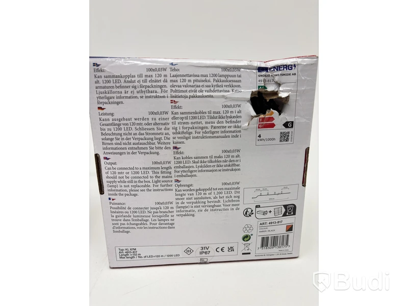 (NEW) 2 PCS. STRING LIGHTS, KONSTSMIDE, DIFFERENT MODELS