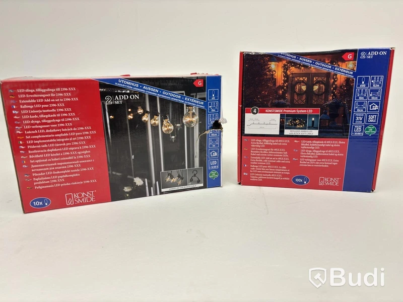 (NEW) 2 PCS. STRING LIGHTS, KONSTSMIDE, DIFFERENT MODELS