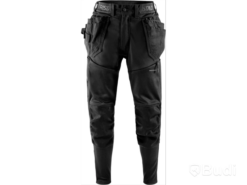 (NEW) CRAFTSMAN TROUSERS FRISTADS 2687 SSL, BLACK, SIZE L