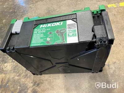 (NEW) HIKOKI DS18DDQ DRILL/DRIVER, 18V SET 2X5AH/4 CHUCKS/HCS NOTE! BROKEN
