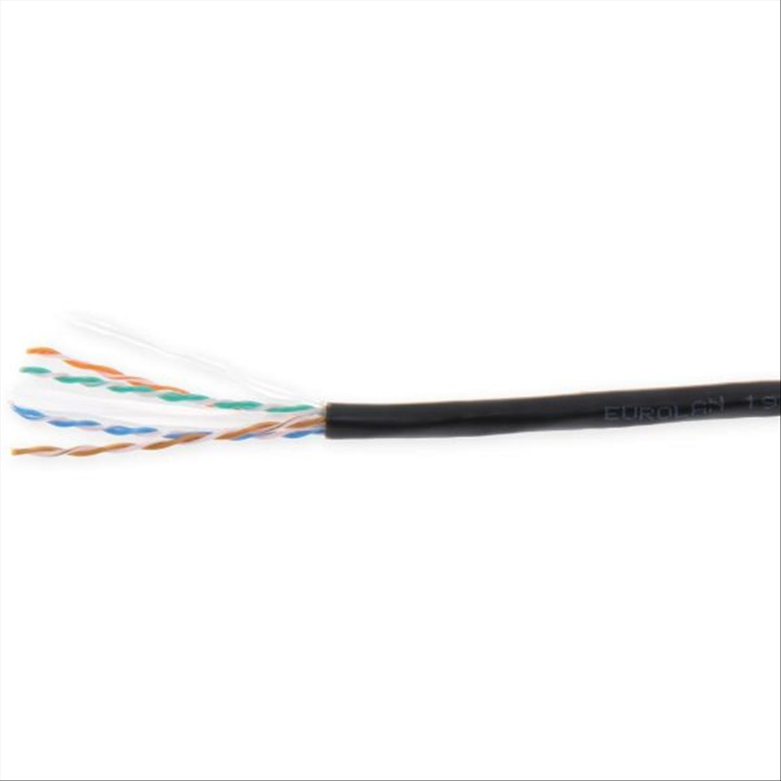(NEW) CAT6 U/UTP OUTDOOR DATA CABLE PE B305 19C-U6-07BL-B305 NOTE! DAMAGED
