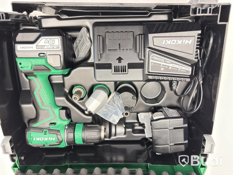SKRUVDRAGARE HIKOKI 18V 13MM CORDLESS DRIVER DRILL