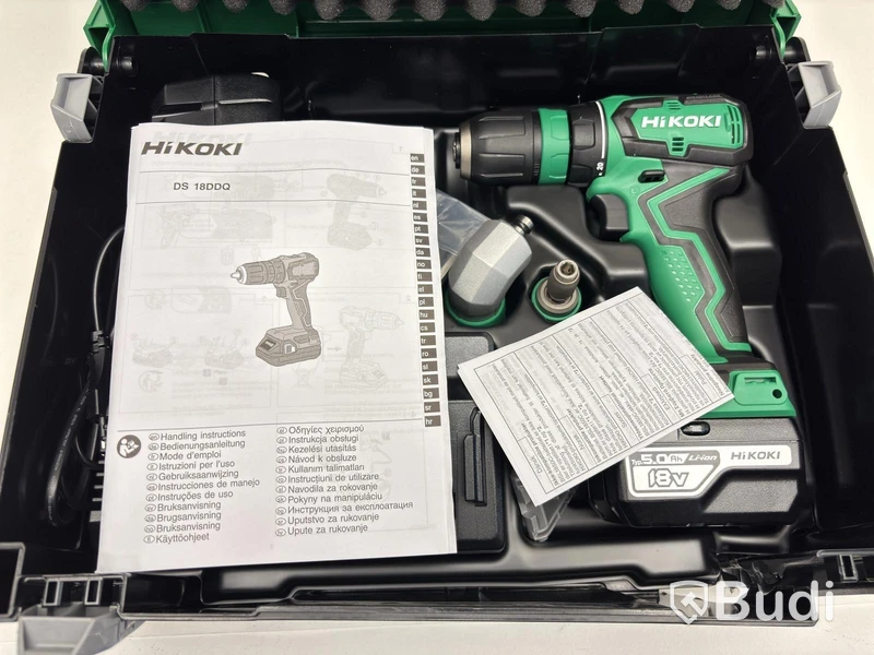 SKRUVDRAGARE HIKOKI 18V 13MM CORDLESS DRIVER DRILL