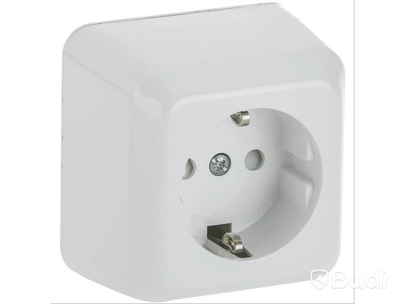 SCHNEIDER ELECTRIC EXXACT WDE002944 VÄGGUTTAG UTANPÅLIGGANDE, JORDAT, 1-VÄGS 10ST