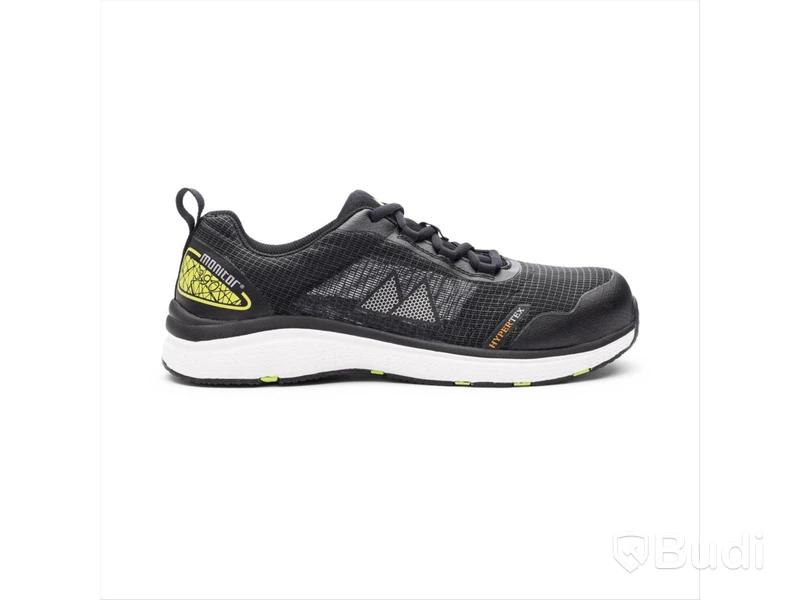 (NEW) MONITOR THREE 100 NINETY S1P SAFETY SHOE, BLACK, SIZE 43