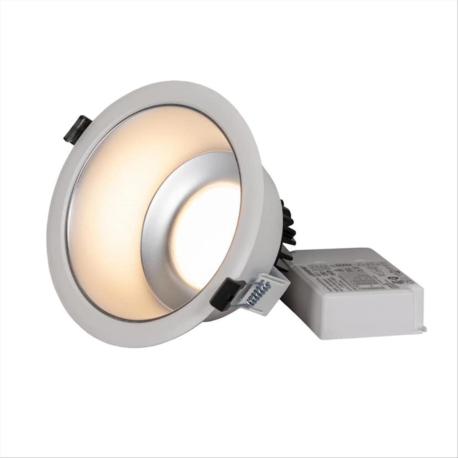 (NEW) DOWNLIGHT HIDE-A-LITE ECHO M WHITE 830/840 DALI 2, 6 STEP DIP DIM